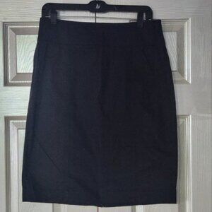 Black Talbots Knee Length Skirt Size 8